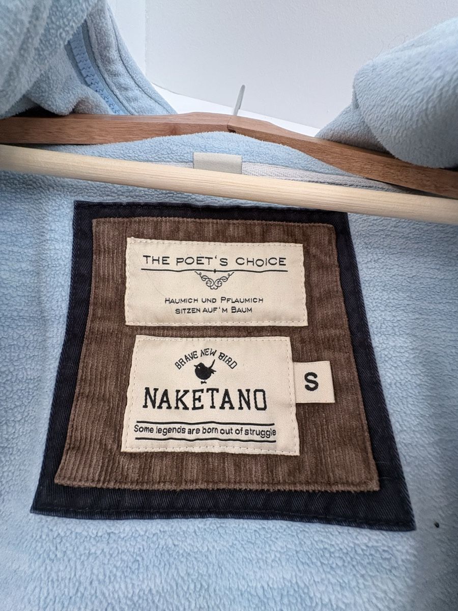 Naketano Giacche: Naketano Jacke Gr. S, hellblau – Difettoso da Steg im Tösstal venduto da Beckerbande 1
