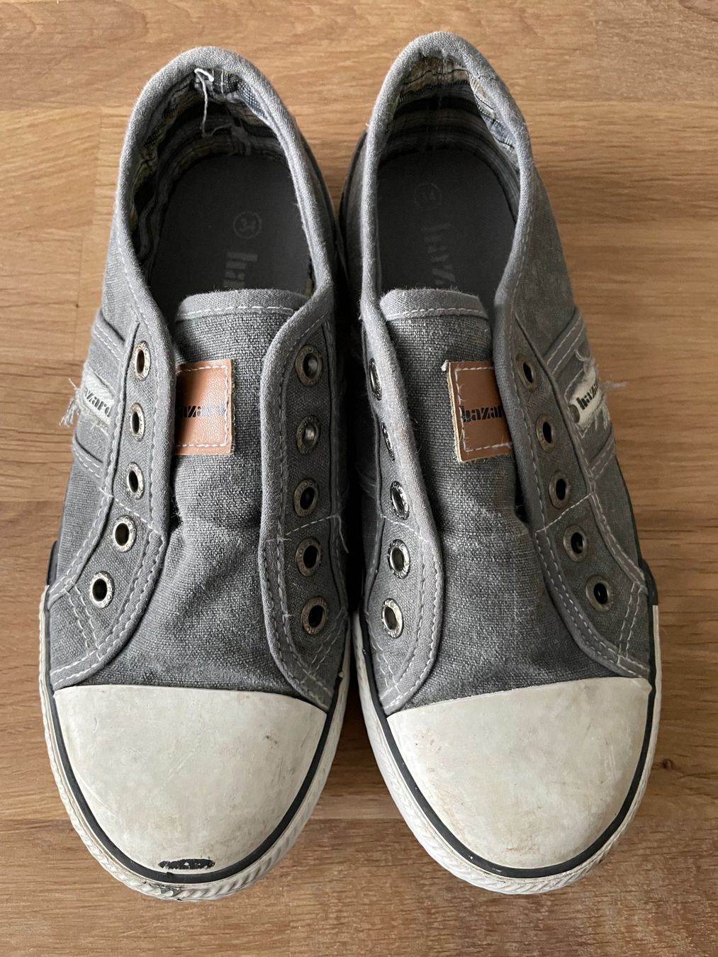 Scarpe da uomo: Halbschuhe - Jeans - Grösse 34 - grau – Usato da Seon venduto da tweety19