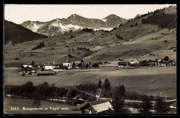 Cartoline postali: AK Rougemont, Vanil noir – Usato da Berlin venduto da bartko-reher