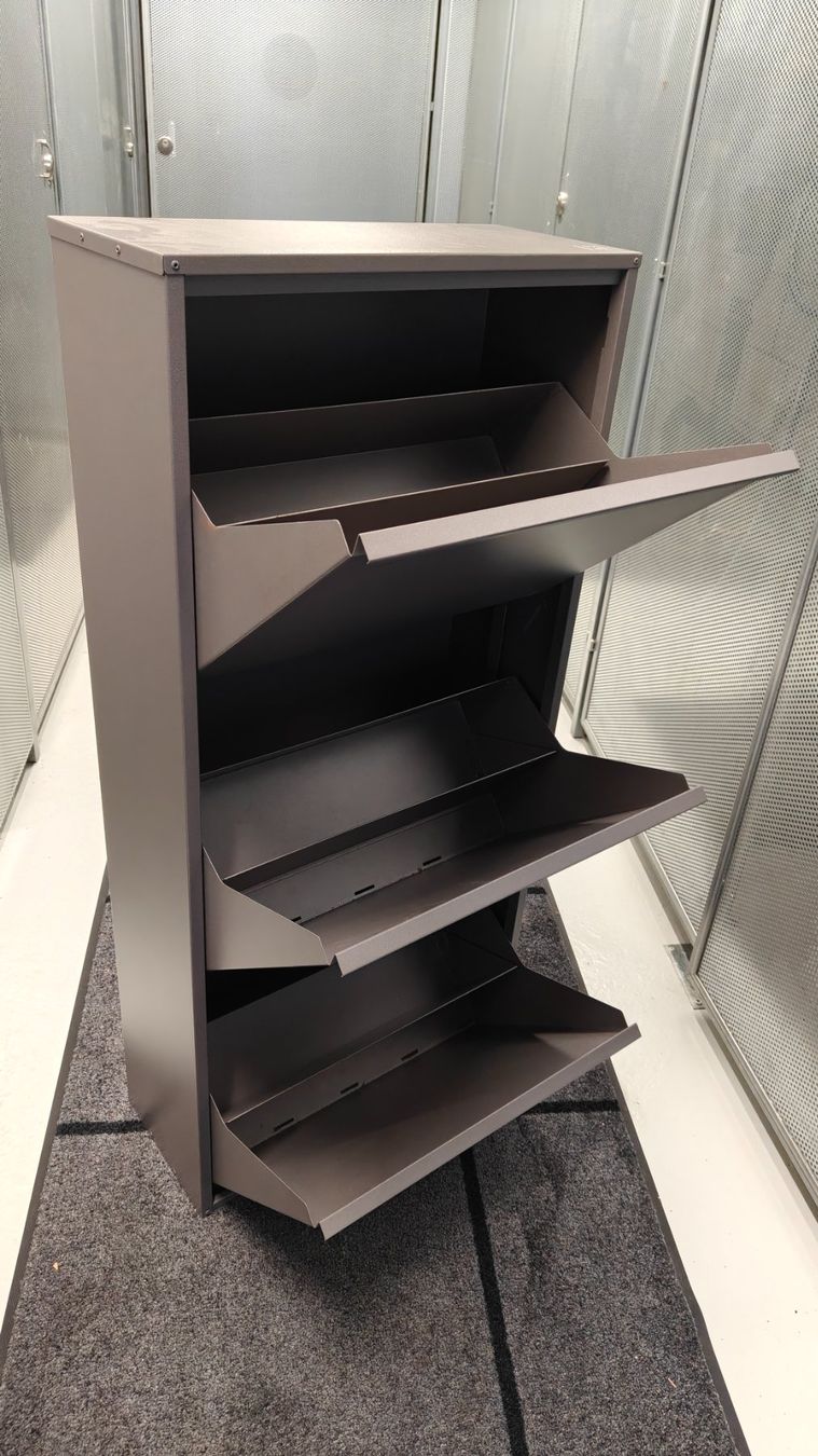 Autoribaltabili: Schuhschrank Metall anthrazit 3 Fächer gebraucht – Usato da Winznau venduto da FV_ 3
