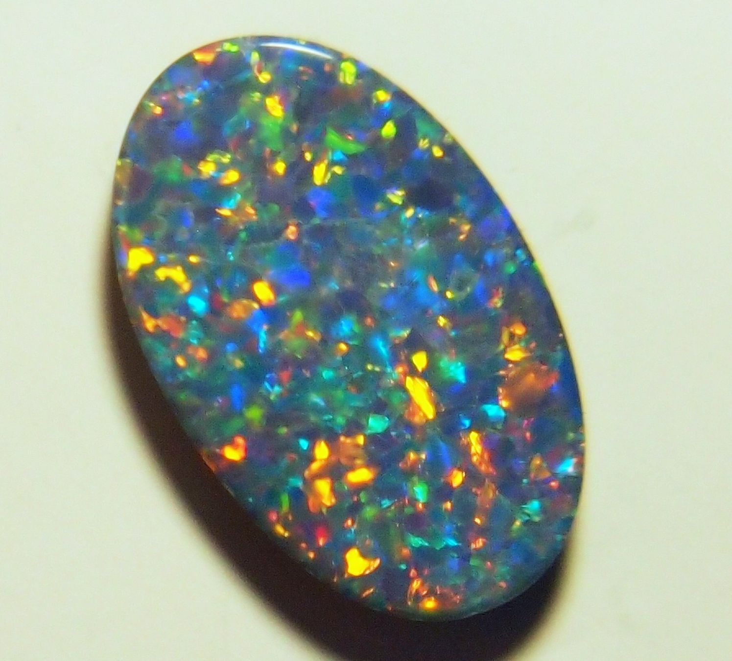 Pietre preziose: 3,80 CTS A GRADE STUNNING DOUPLETTE OPAL! AAA – Nuovo e nell'imballaggio originale da Reinach BL venduto da Marblue 3