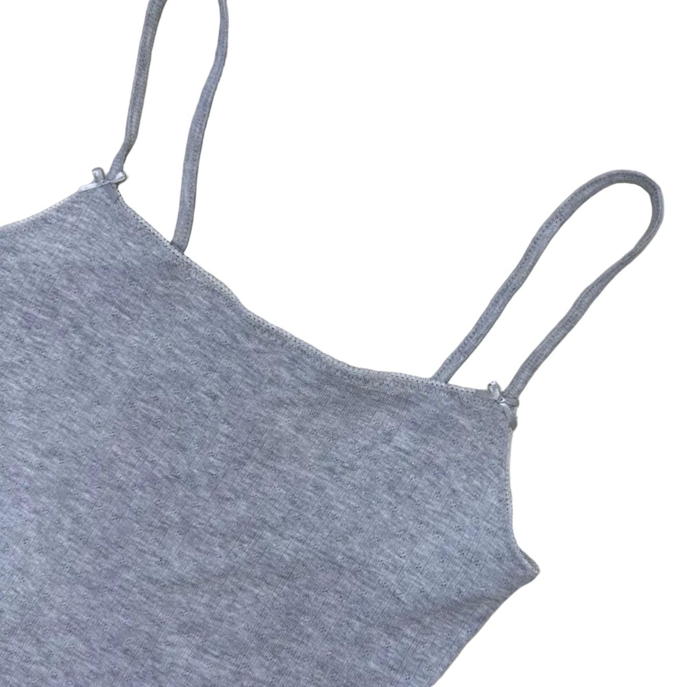 Monki Top: NEW Monki Pointelle Top with Bow Details – Nuovo (secondo la descrizione) da St. Gallen venduto da look-twice 3