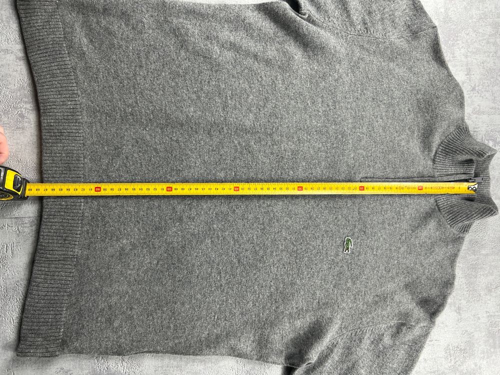 Sweat 1/4 Zip Lacoste Gris - Taille XXL Homme 6