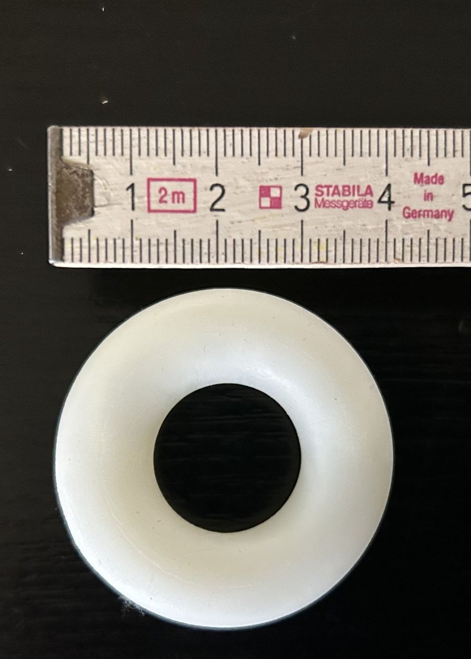Anelli: Ring weiss, Kunststoff, sehr elastisch – Nuovo e nell'imballaggio originale da Oftringen venduto da Perfektclothes 5