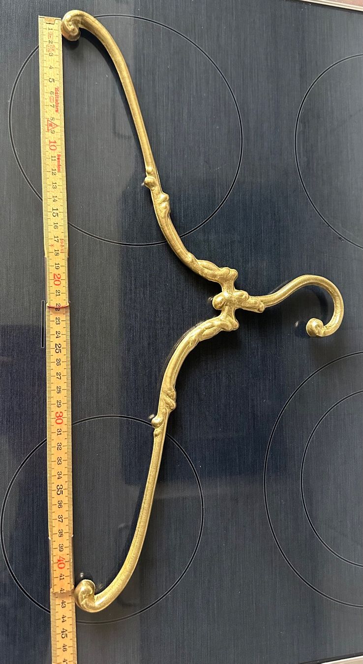 Appendiabiti: Kleiderbügel vintage Messing massiv – Usato da Zürich venduto da brazerola 4