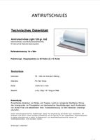 Abdeckvlies rutschfestes  Light 120gr./m2 1x50m