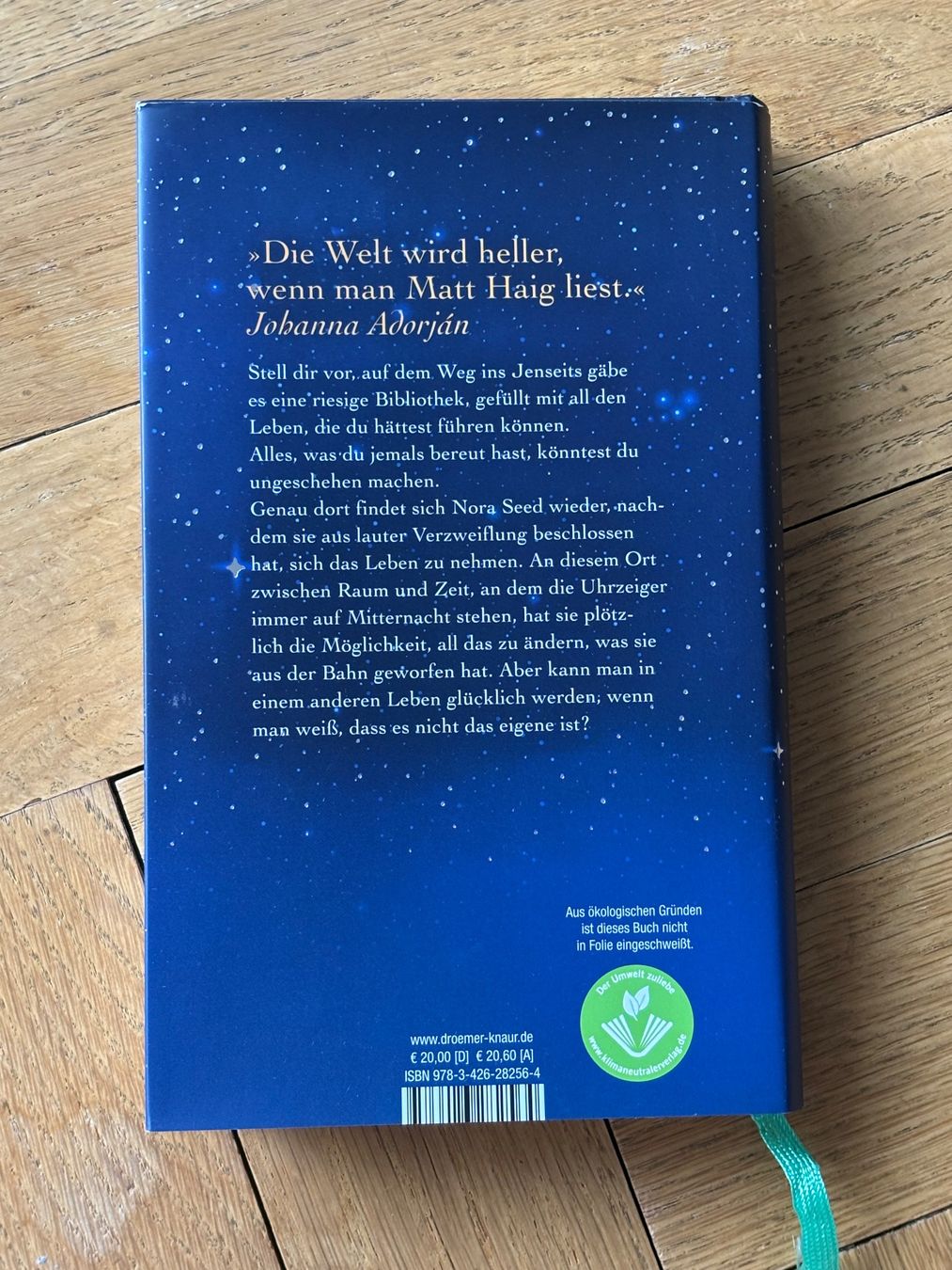 Libri: Die Mitternachtsbibliothek von Matt Haig – Usato da Stäfa venduto da lenareads 1