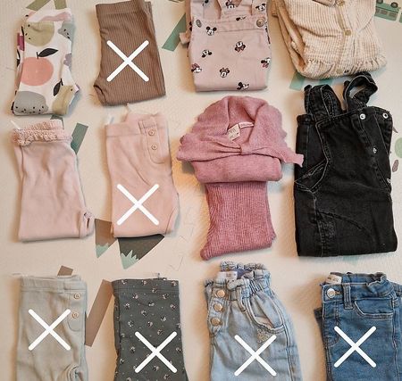7 Teile Zara, H&M, C&A, Mango Gr 86 Packet Girls 