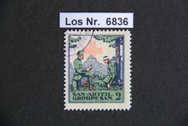 1. Weltkrieg-Marke 2. Division                      Los 6836