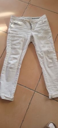 Nile jeans blanc cassé  S + stretch