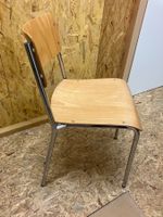 Hüba Metall Holz Stapelstuhl (wie neu)