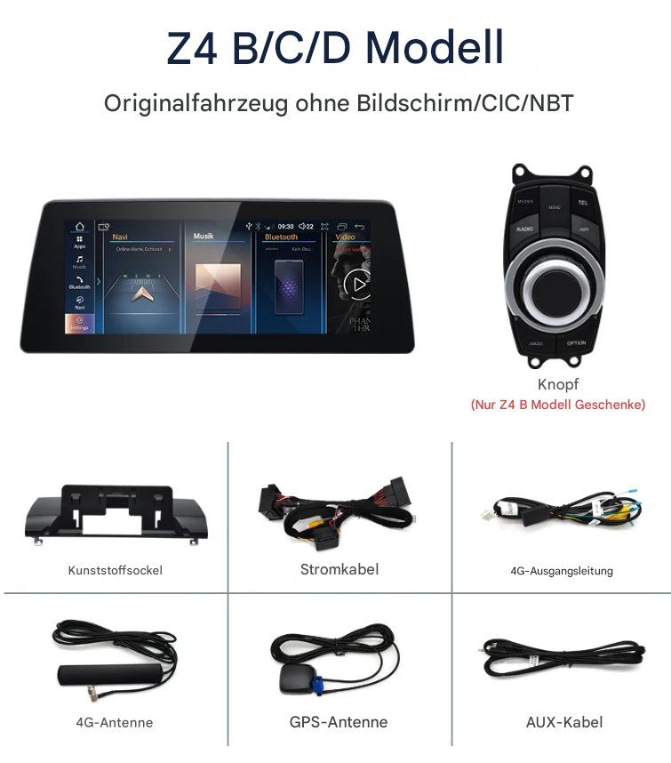 Multimediaplayer & Streamer: Upgrade BMW Z4 E85/E86/E89 Multimedia System GPS – Neu und originalverpackt aus Chur von shop.chur 9