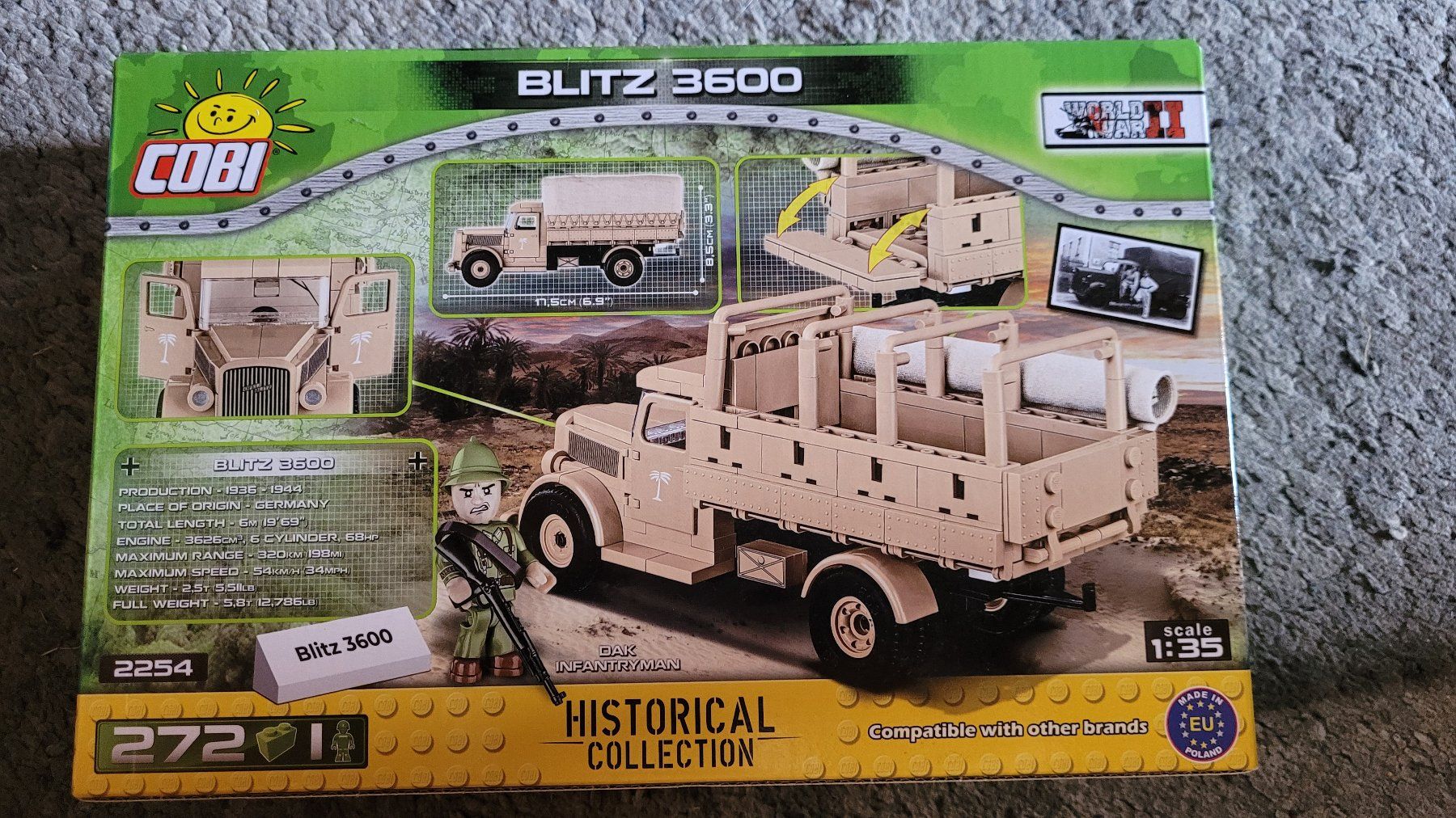 Cobi Baukästen: Cobi 2254 Opel Blitz DAK – Neu und originalverpackt aus Etziken von DAS__FRAGEZEICHEN 1