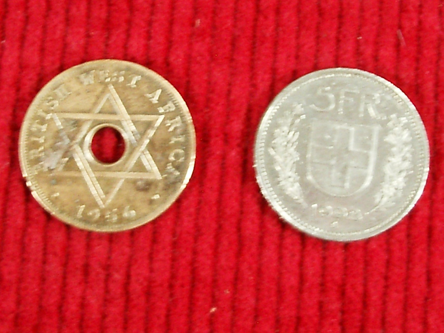 Tutti le monete: One Penny Britisch Westafrika von 1956 – Usato da Laupen ZH venduto da tonisculati 2