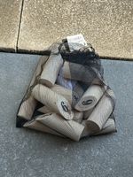 Mölkky Wurfspiel Holzset mit Netz Zustand gebraucht