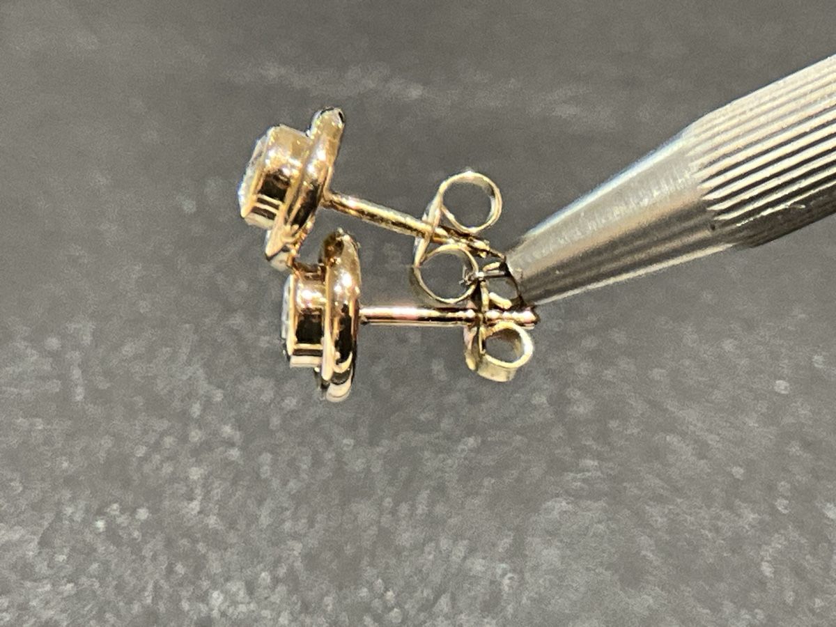 Orecchini pendenti & Orecchini a lobo: Ohrstecker Diamant 18k Gold – Usato da Schaffhausen venduto da glamour-shop 2