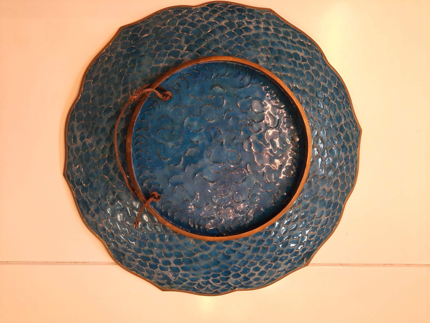 Piatti: wunderschöner Cloisonné-Teller – Usato da Thun venduto da Norsi21 1