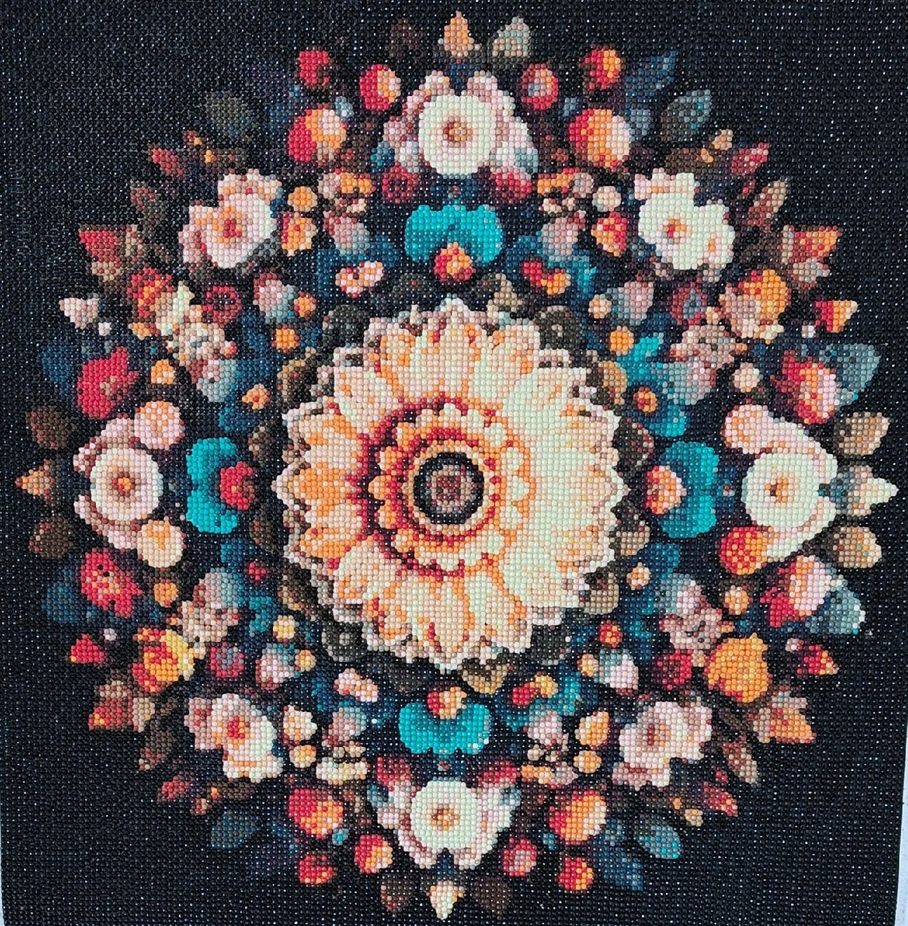 Foto & Immagini: Diamond Painting, Blumenmuster – Nuovo (secondo la descrizione) da Buttisholz venduto da Mogi04