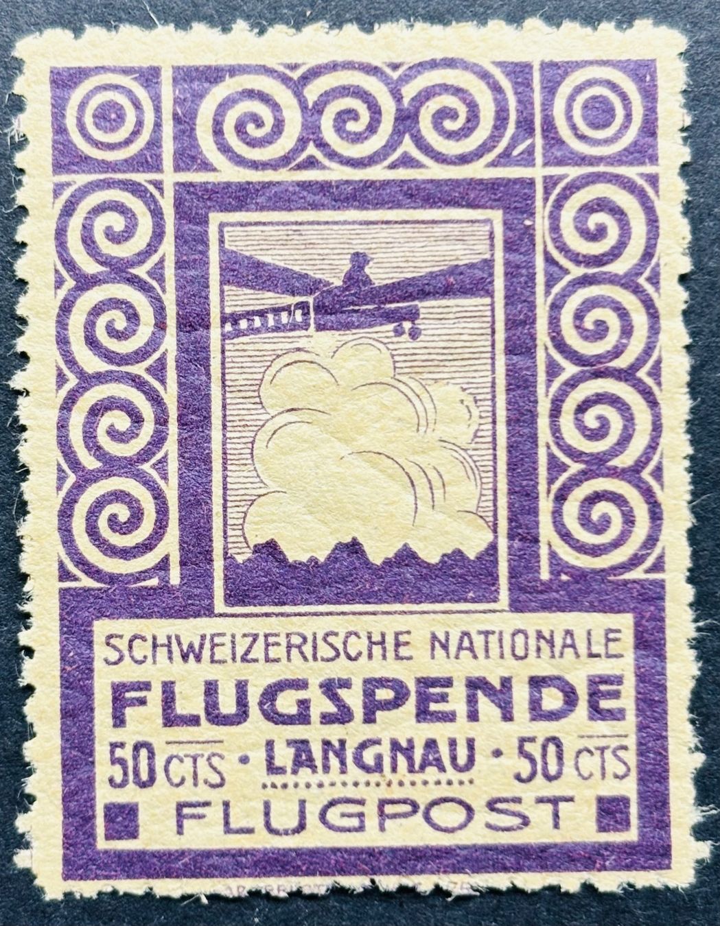 Tutti i francobolli: Langnau 1913 Vorläufer VI postfrisch ** Bider Kat min 1400.- – Nuovo (secondo la descrizione) da Baar venduto da Saegi1 4