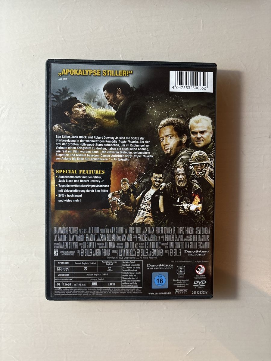 Tutti i DVDs: Tropic Thunder – Usato da Ruswil venduto da Slivio_ 1