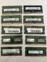 RAM modules assorted brands and capacities