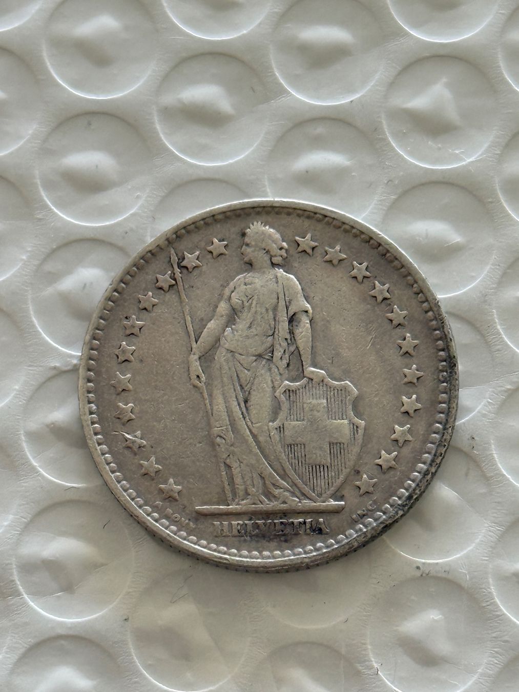 Tutti le monete: 2 Franken 1922  schöne Erhaltung – Usato da Wallisellen venduto da SWISS_SILVER1