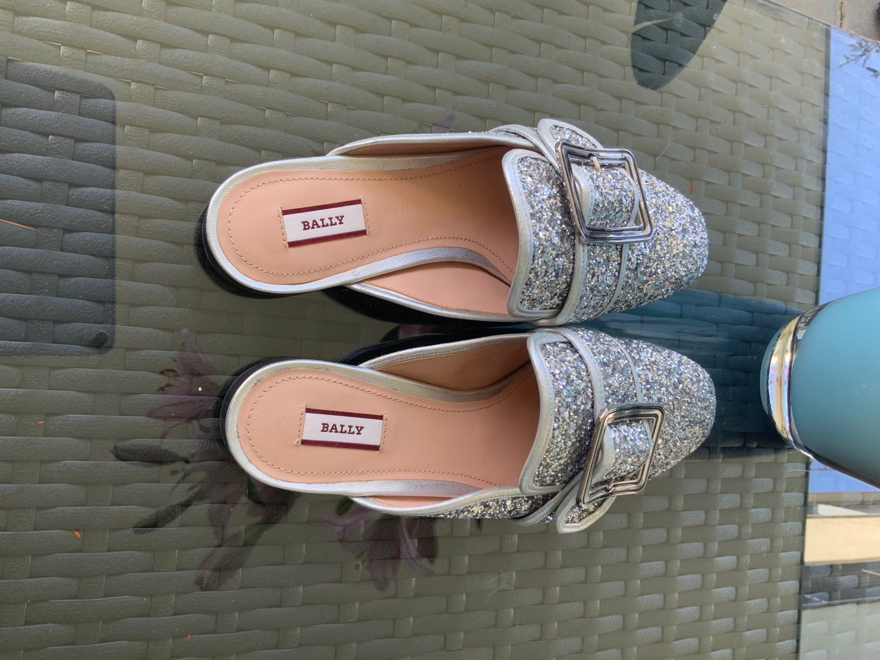 Bally Scarpe da donna: Glitzernde Bally Mules Grösse 36 Sommerfestlich! – Nuovo (secondo la descrizione) da Rafz venduto da henfrei24 2