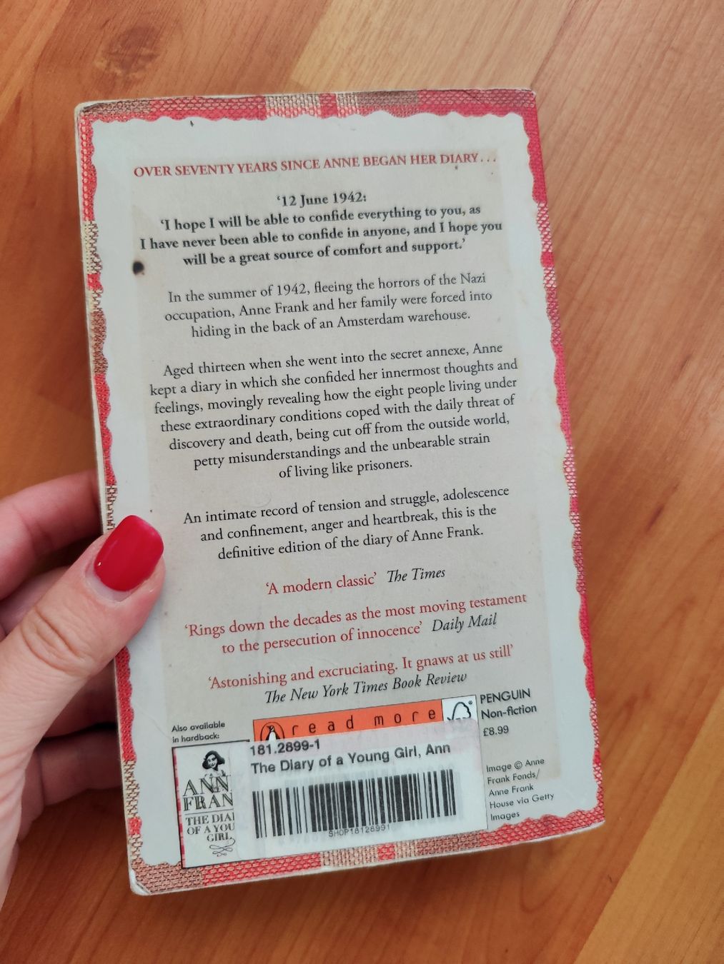 Libri: Anne Frank's Diary - The Definitive Edition – Usato da Mägenwil venduto da VintageGirly 1