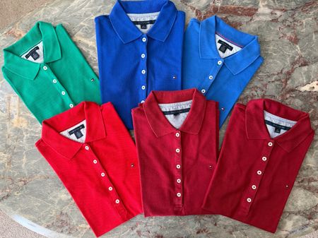 6 x Poloshirt von Tommy Hilfiger Damen Grösse S