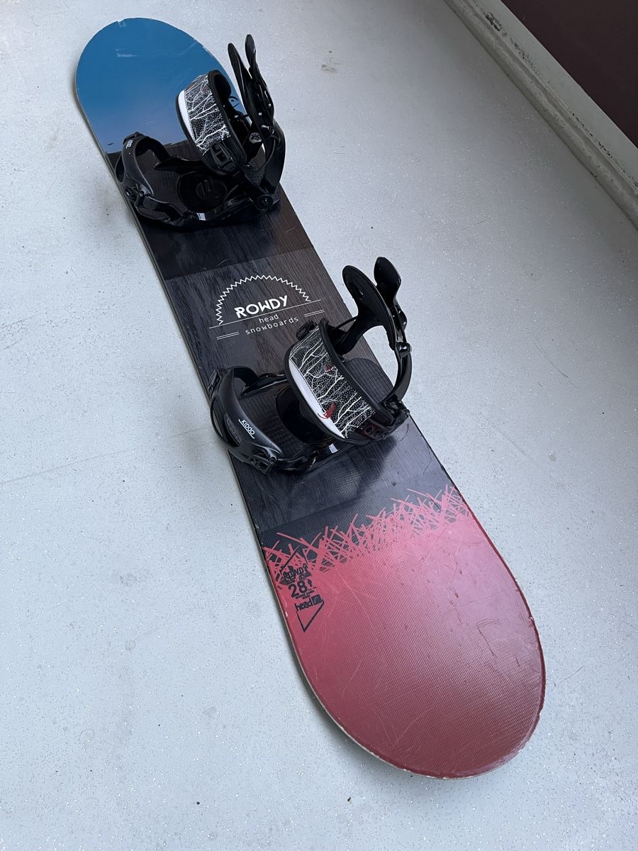 Head Board: Snowboard Head rowdy 128cm inkl. Bindung – Usato da Horgen venduto da pupcia01 3