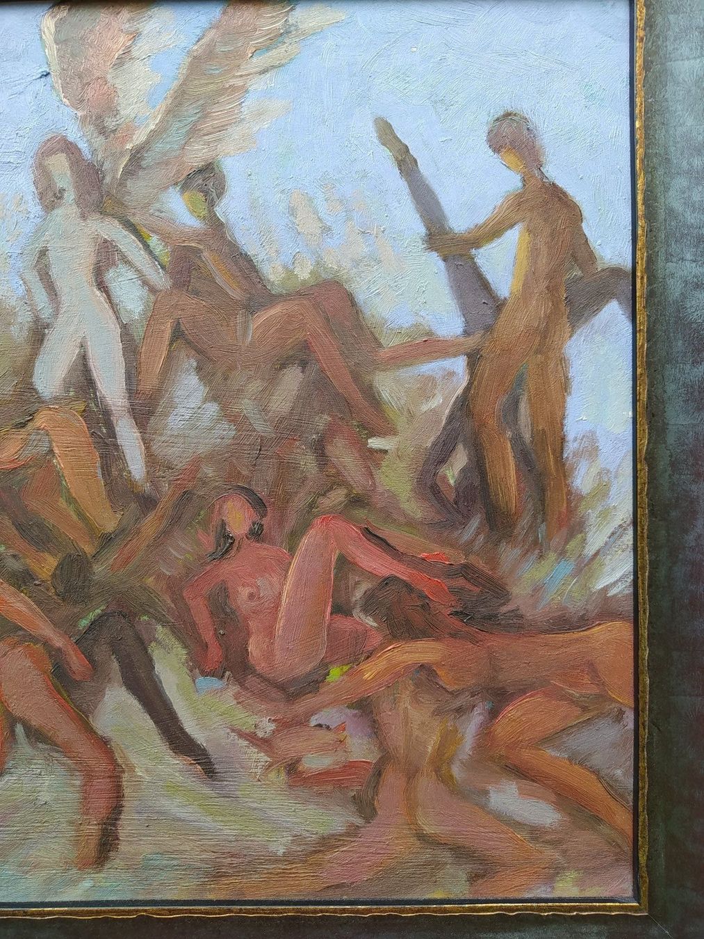 Gemälde: Ölgemälde - die Orgie, unsigniert – Gebraucht aus Bretzwil von nefith 7