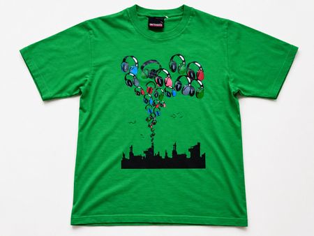 T-shirt Technics Professionnal green TBE