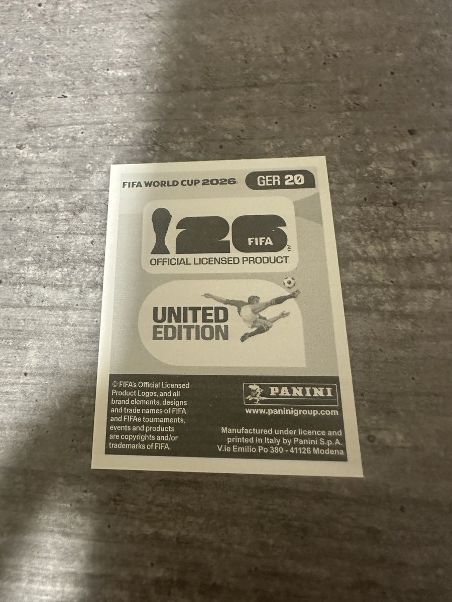 Panini Carte collezionabili: GER 20 , FIFA WORLD CUP 2026 PANINI  – Nuovo (secondo la descrizione) da Frauenfeld venduto da 1PegPeg1 1