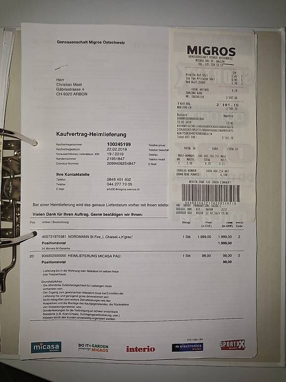 Micasa Sofas: NORDMANN Couch mit Recamiere – Gebraucht aus Steinebrunn von superfly112 1