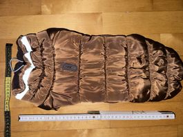 Manteau d’hiver matelassé pour petit chien – Marron
