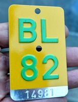 Mofanummer BL 82 - Basel-Land 14981 guter zustand! Nr