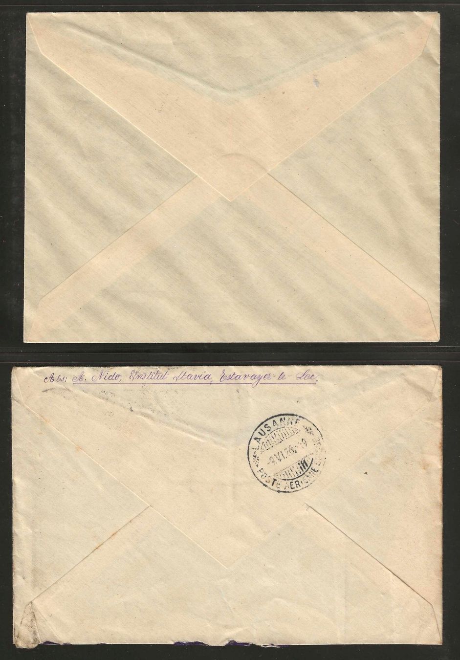 Tutti i francobolli: 1926/1927 : 2 CH Flugpost Briefe – Usato da Gümligen venduto da Geniusbuy 1