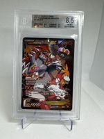 2016 XY Double Crisis Groudon EX Holo R BGS 8.5