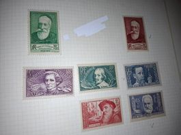 Timbre France N° 343/380 à 385/386/387/395