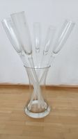 6er Set exklusive Sektgläser mit Eisglas