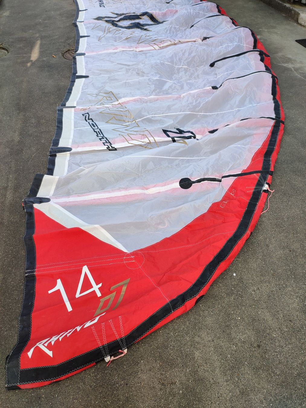 Aquilone: Kite North Rhino 14 – Usato da Siselen BE venduto da hibiskus09 4