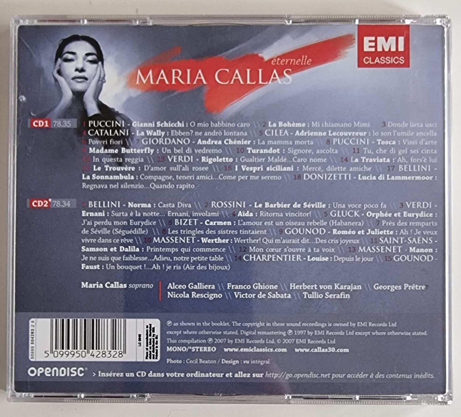 CDs: Maria Callas - Eternelle - Double CD – Gebraucht aus La Tour-de-Peilz von Resize 1