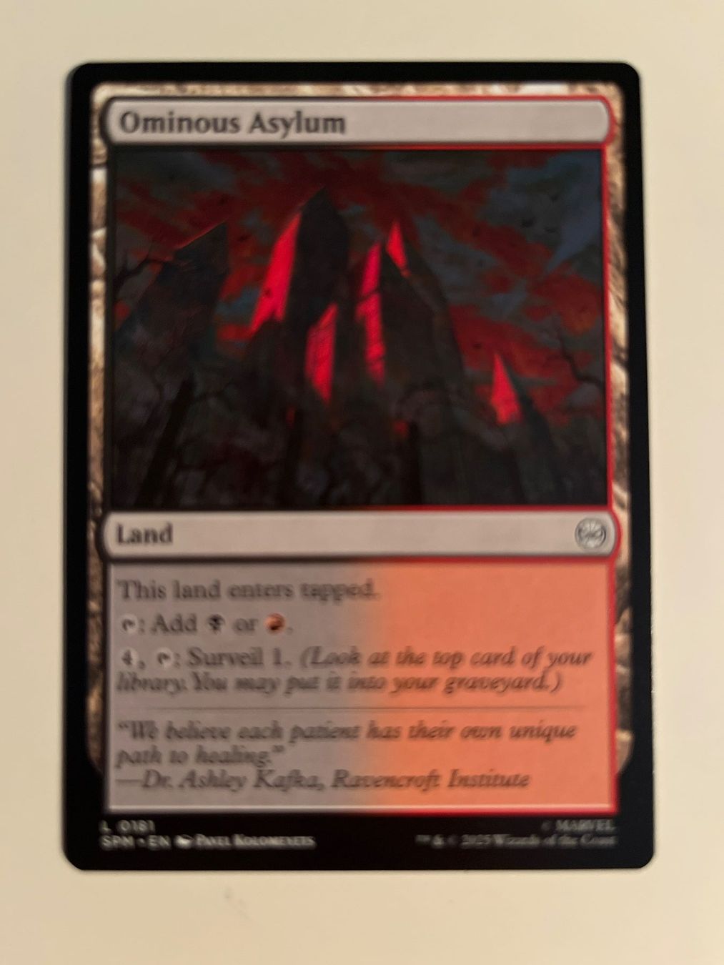 Magic The Gathering Carte collezionabili: 1 x Ominous Asylum - Magic: The Gathering - MtG – Usato da Kriens venduto da Shadi1980