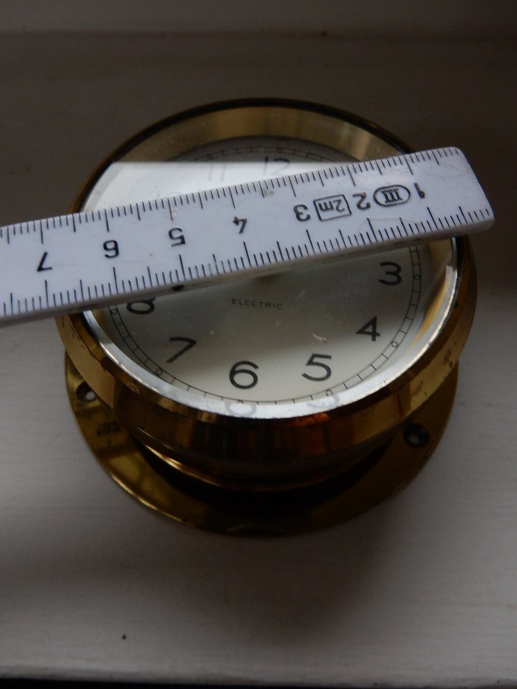 Orologi: Wempe Schiffschronometer Uhr Messing Elektrowanduhr Vintage – Usato da Jona venduto da simongarden 3