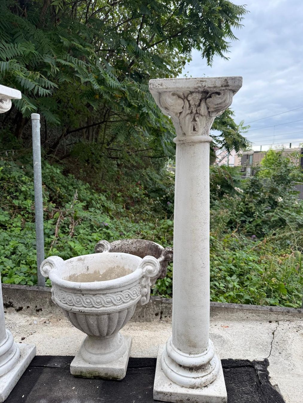 Sculture & Statue: Stein-Säule 101cm (massiv) – Usato da Horgen venduto da pinod1