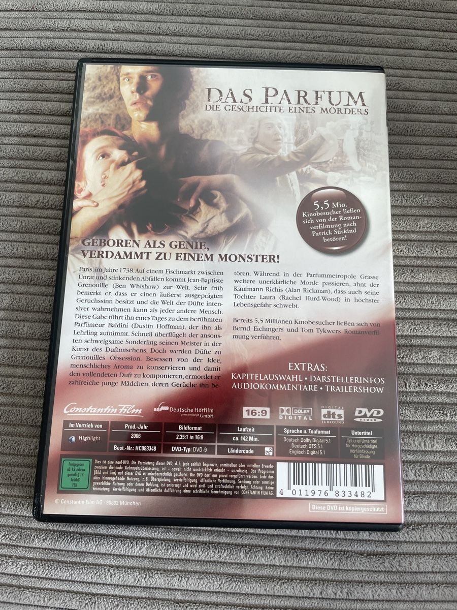 Alle DVDs: Das Parfum – Gebraucht aus Sargans von Didis 1