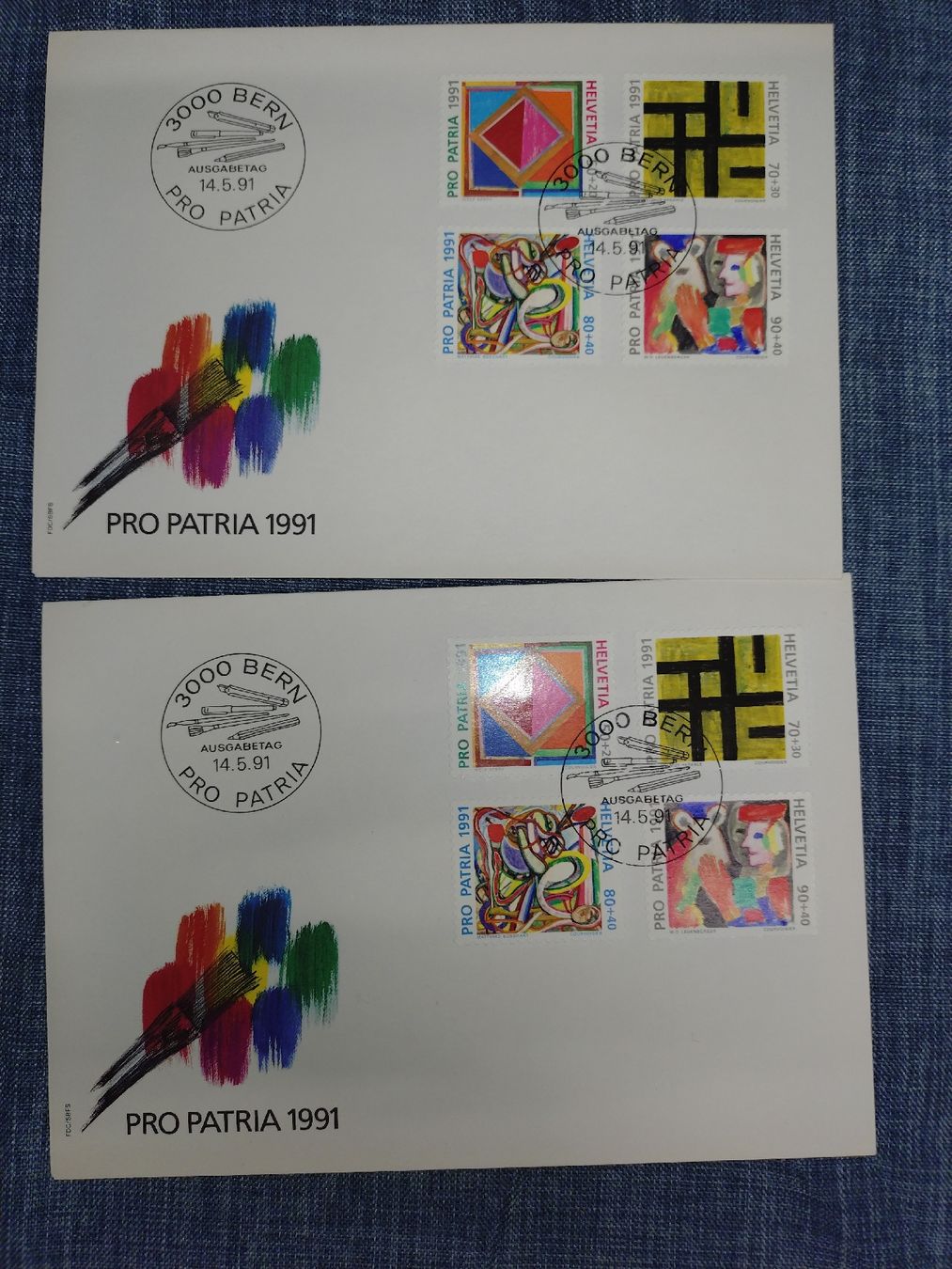 Tutti i francobolli: Ersttagsbriefe 1991, ungelaufen – Nuovo (secondo la descrizione) da Diessbach b. Büren venduto da Crocharry