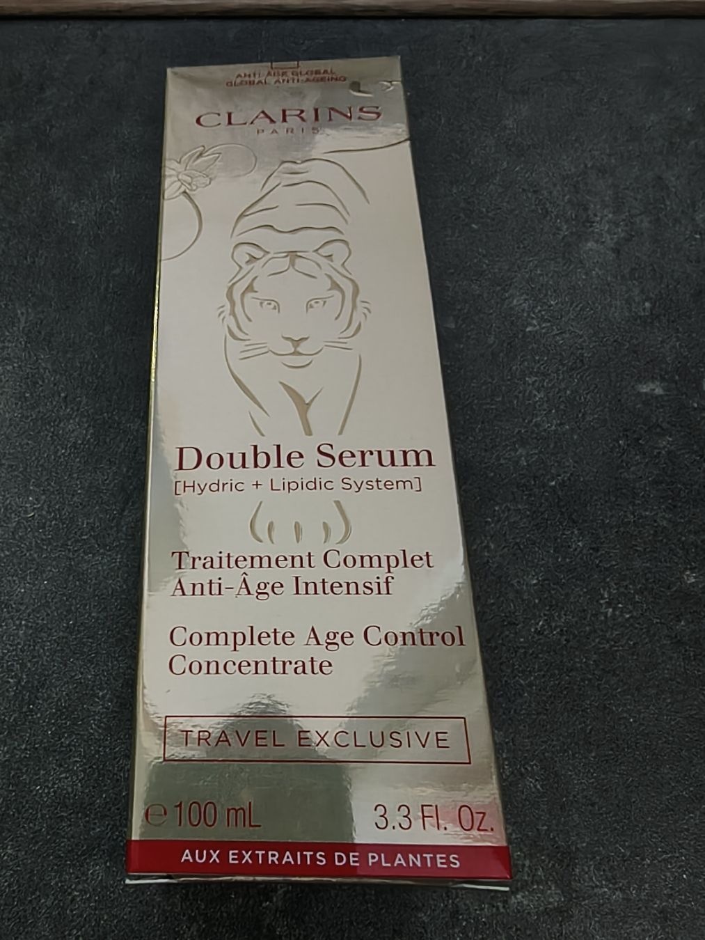 Clarins Cura del viso: Édition limitée Double sérum Clarins 100 ml – Nuovo e nell'imballaggio originale da Genève venduto da Brachiopode
