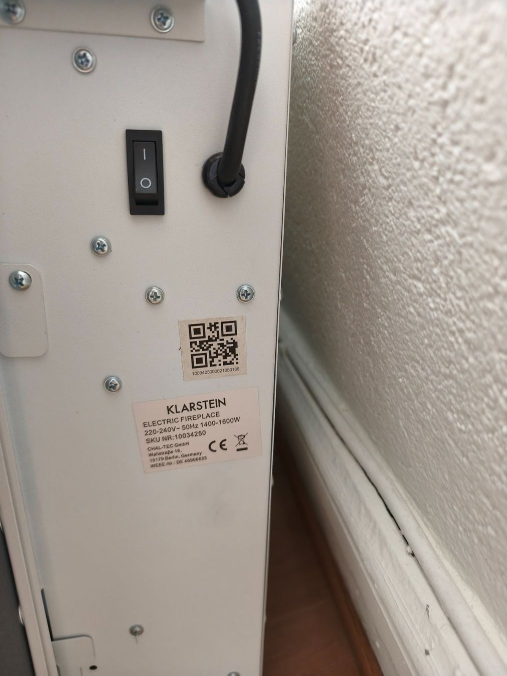 Cheminée: Klarstein Elektro Kamin – D'occasion à Luzern par ami_d59f 1