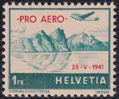 1941 F35 (Pro Aero, Vierwaldstättersee) postfrisch ** K:18.-